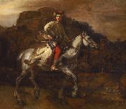 REMBRANDT Harmenszoon van Rijn The Polish rider (mk33) oil painting artist